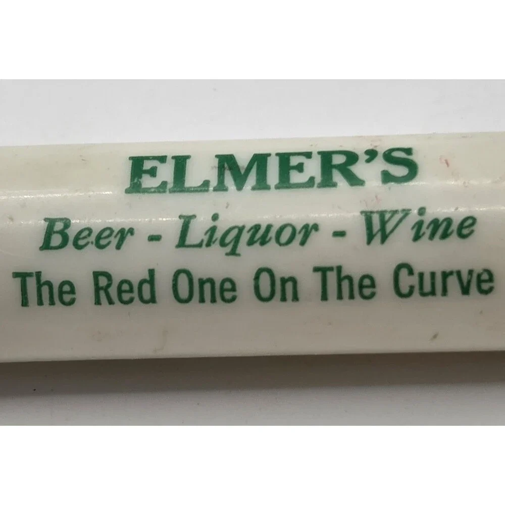 Vtg Elmers Beer Liquor Wine Plastic Diamond 2-Way Bottle Can Opener Church Key